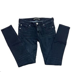 Express Dark Blue Stella Low Rise Skinny Jeans